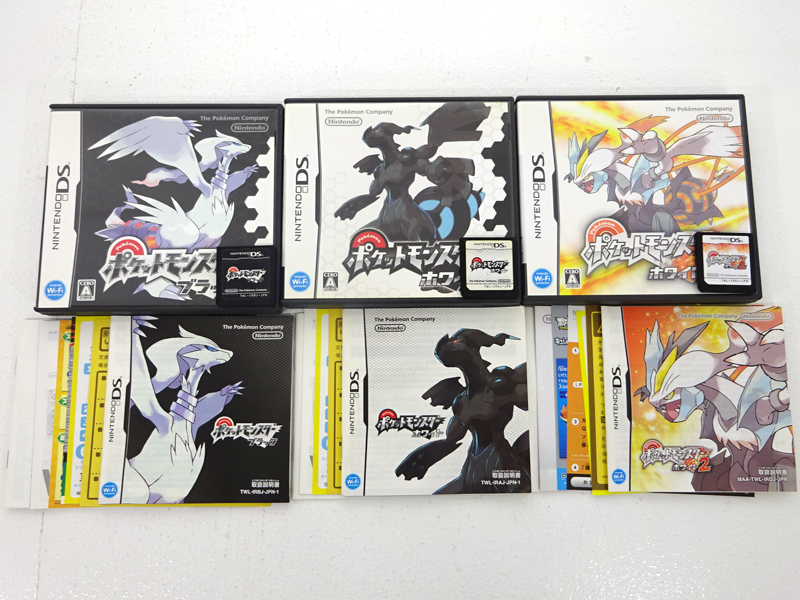 ☆中古☆ポケットモンスター ポケモン DSソフト 6本 3DSソフト 7 ☆中古☆ポケットモンスター ポケモン DSソフト 6本 3DSソフト 7