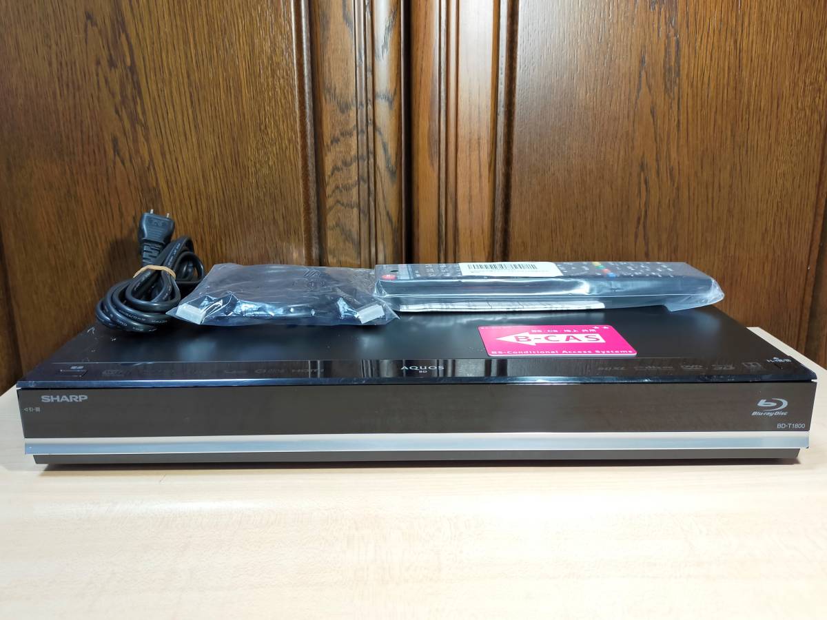 Yahoo!オークション - SHARP BD-T1800/1TB/3番組同時録画可/B Yahoo!オークション - SHARP BD-T1800/1TB/3番組同時録画可/B