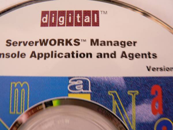 送料最安 120円：CD-ROM　digital ServerWORKS Manager Console Application and Agents Version2.2_画像2