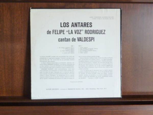 フェリーペ・ロドリゲス/LOS ANTARES-8300 （LP）_画像2