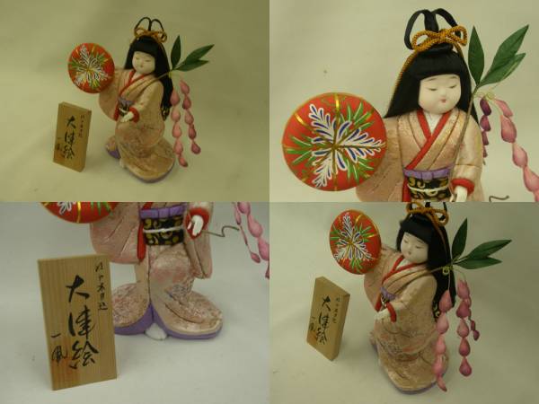 * куклы kimekomi [ большой Цу .] японская кукла традиция изделие прикладного искусства Iwatsuki кукла сотрудничество комплект .