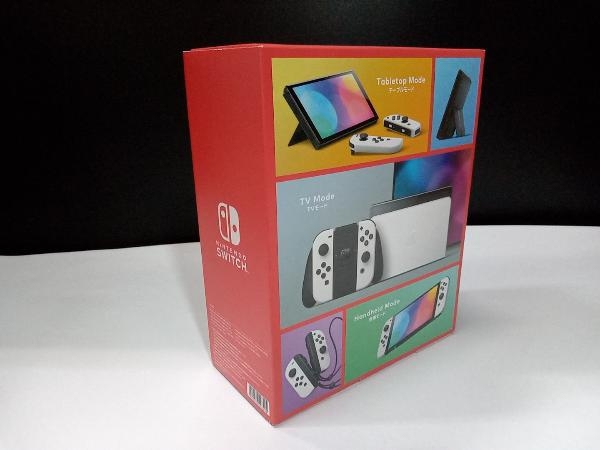 Nintendo Switch(有機ELモデル) Joy-Con(L)/(R) ホワイト(HEGSKAAAA) ニンテンドースイッチ本体_画像3