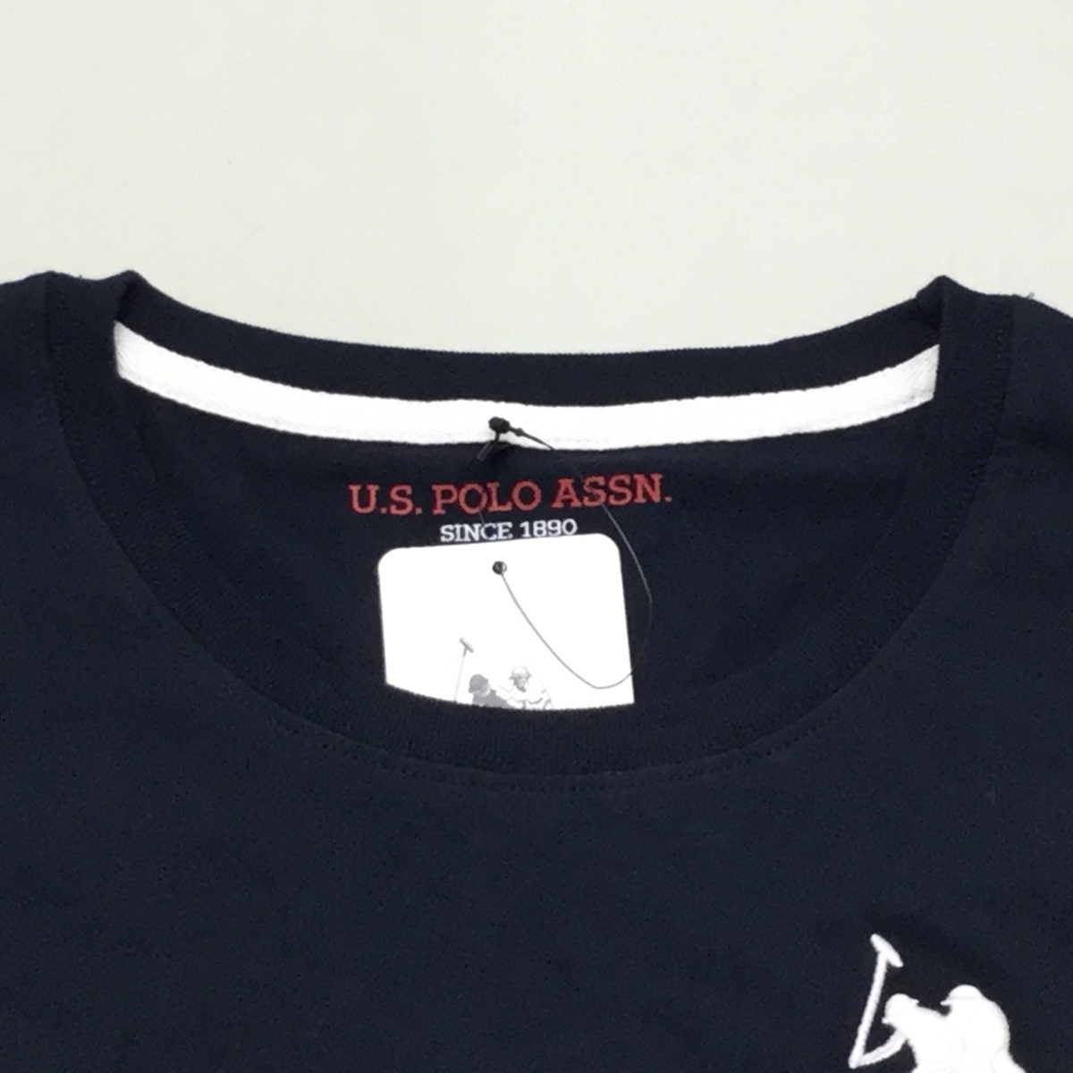 【送料無料】【新品】US.POLO.ASSN レディース半袖ワンピース（コットン100％）　　Ｍ　　 ネイビー★1089_画像2