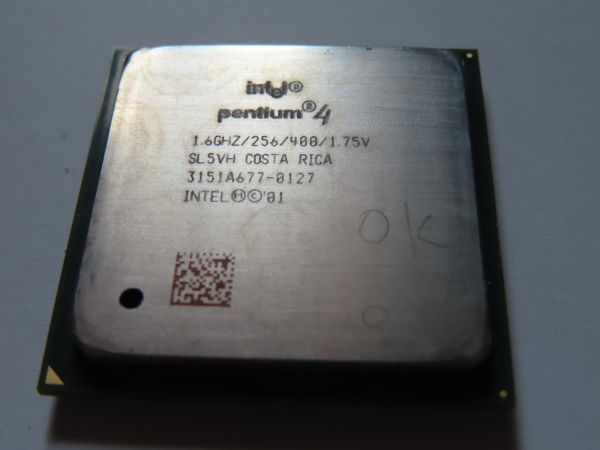 インテル Pentium 4 プロセッサー SL5VH 1.60GHz、256Kキャッシュ、400 MHz FSB_画像1