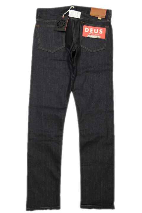 新品 DEUS EX MACHINA (デウス エクス マキナ) LANDER SLIM JEANS RAW INDIGO DENIM / デニム / インディゴ / ２９インチの画像1