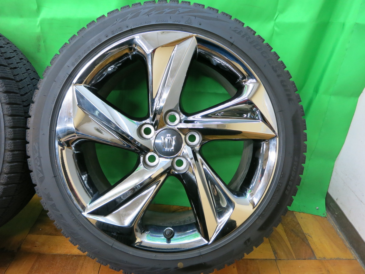 バリ溝!20年!9.5分☆トヨタ 220系 クラウン RS 純正 225/45R18