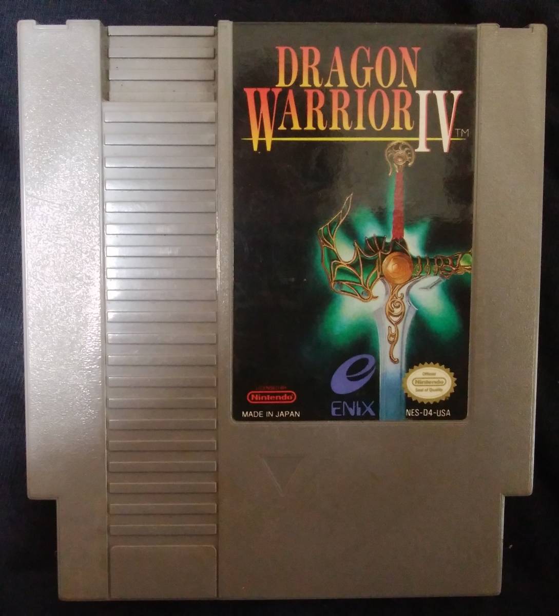 【カセットのみ】Dragon Warrior 4 北米版ドラゴンクエスト４