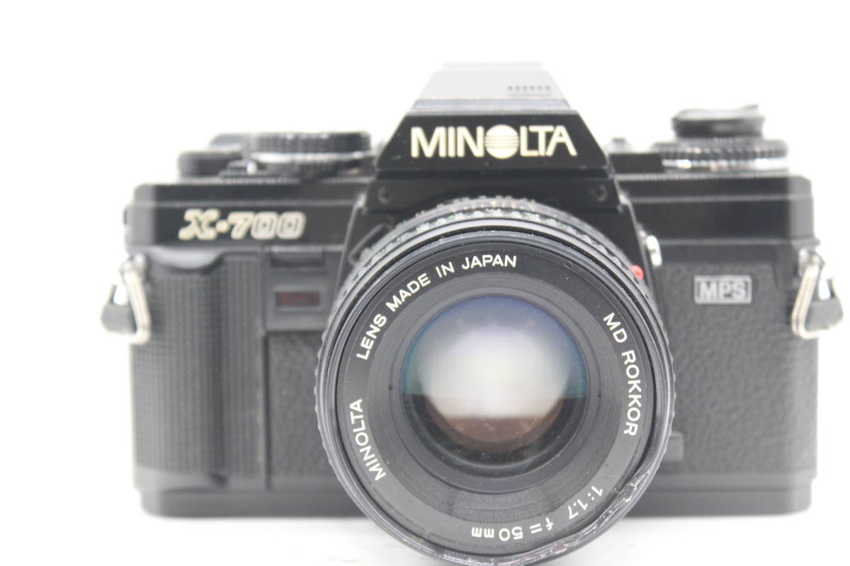 売れ筋がひクリスマスプレゼント！ X-700 MINOLTA ミノルタ New F1.7 50mm MD フィルムカメラ