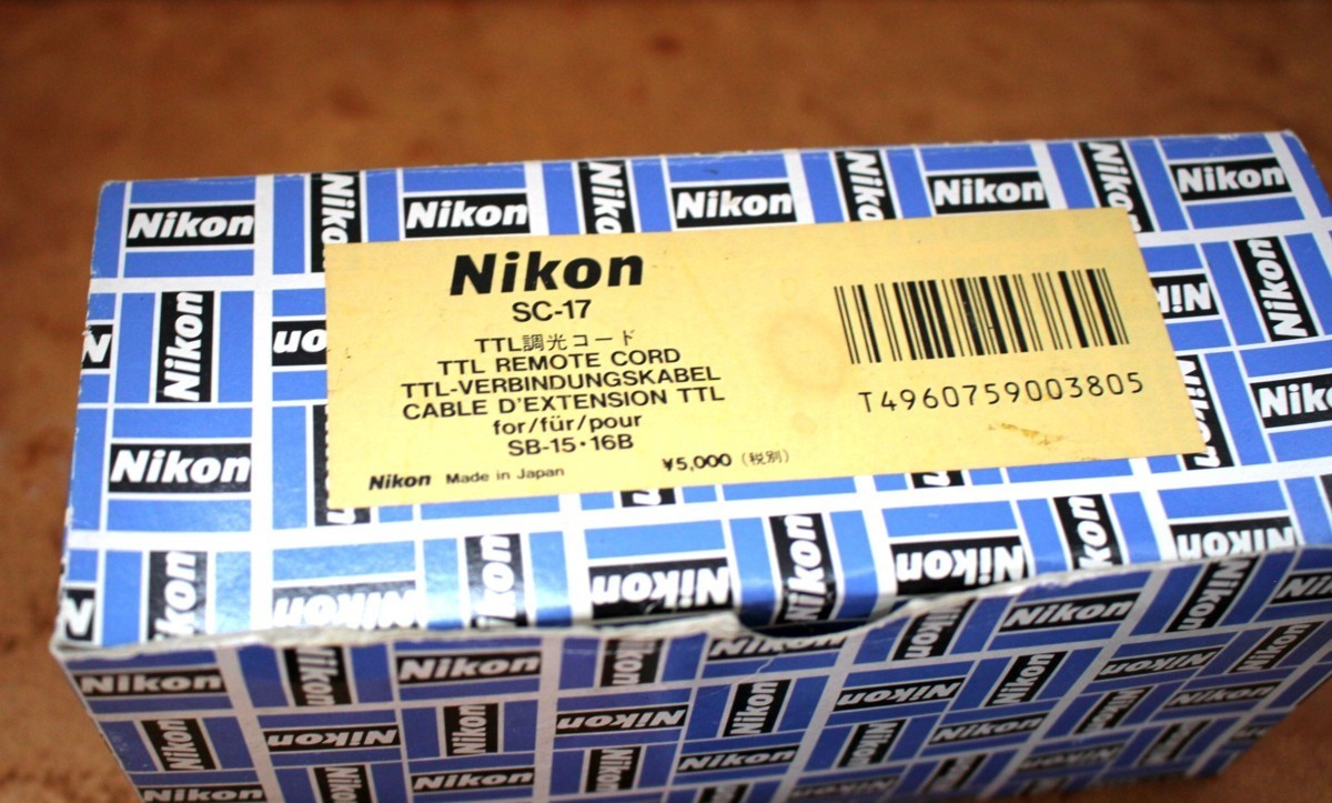 ○ニコン/Nikon 調光コード SC-17/ リモートコード MC-12A 2個セット 古道具のgplus広島 2112s1 の画像3