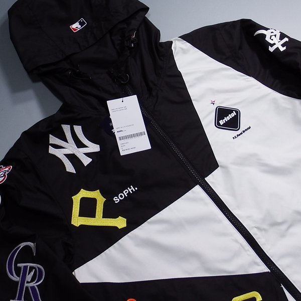 未使用品 21aw F.C.Real Bristol MLB TOUR ALL TEAM BIG STAR JACKET S