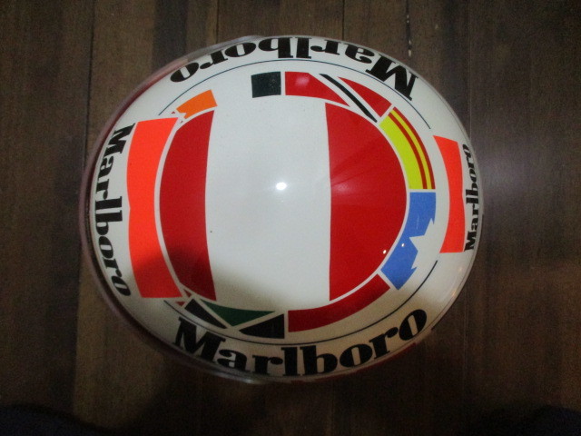 ■スクーデリア フェラーリ ゲルハルト ベルガー レプリカ ヘルメット BIEFFE 中古 GERHARD BERGER NO WAR IN THE WORLD MARLBORO■_画像2