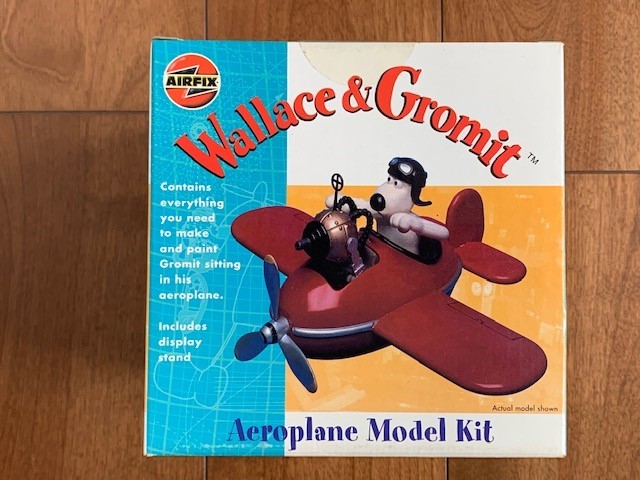 AIRFIX エアフィックス Wallace & Gromit Aeroplane Model Kit 年
