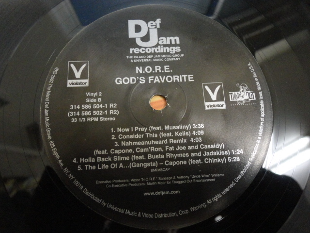 N.O.R.E. God's Favorite オリジナル原盤 US 2LP 名盤レア HIPHOP CLASSIC 視聴_画像7