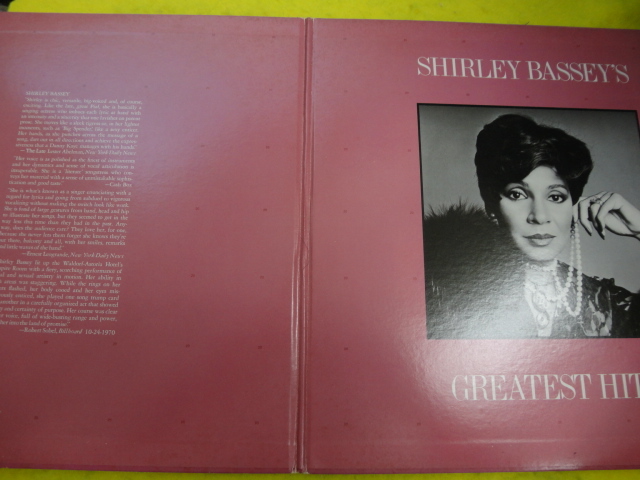 Shirley Bassey - Shirley Bassey's Greatest Hits 見開きジャケット仕様 2枚組 LP 名盤SOUL VOCAL_画像3