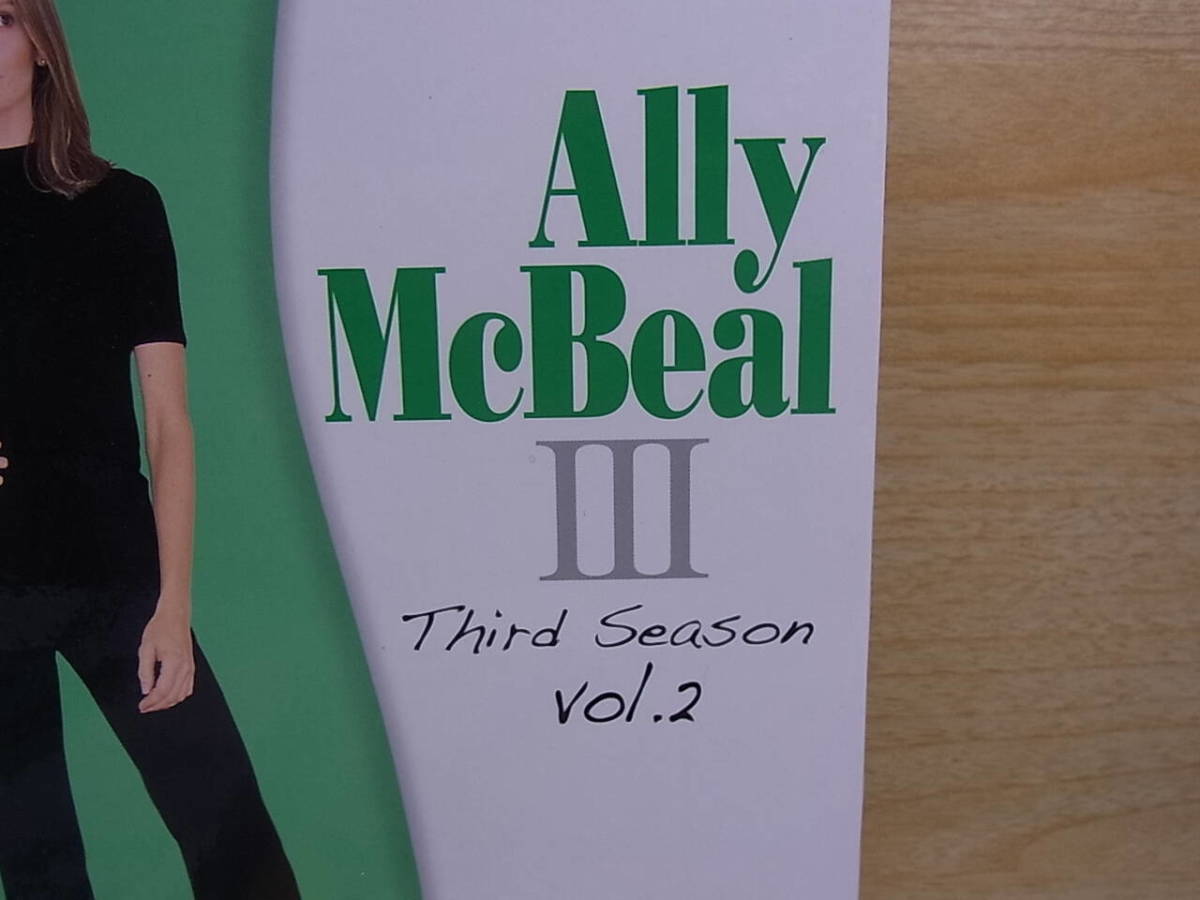 ◎J/314●海外ドラマDVD☆アリー my Love☆3rdシーズン vol.2 (Disc4～6)☆Ally McBeal☆中古品_画像2