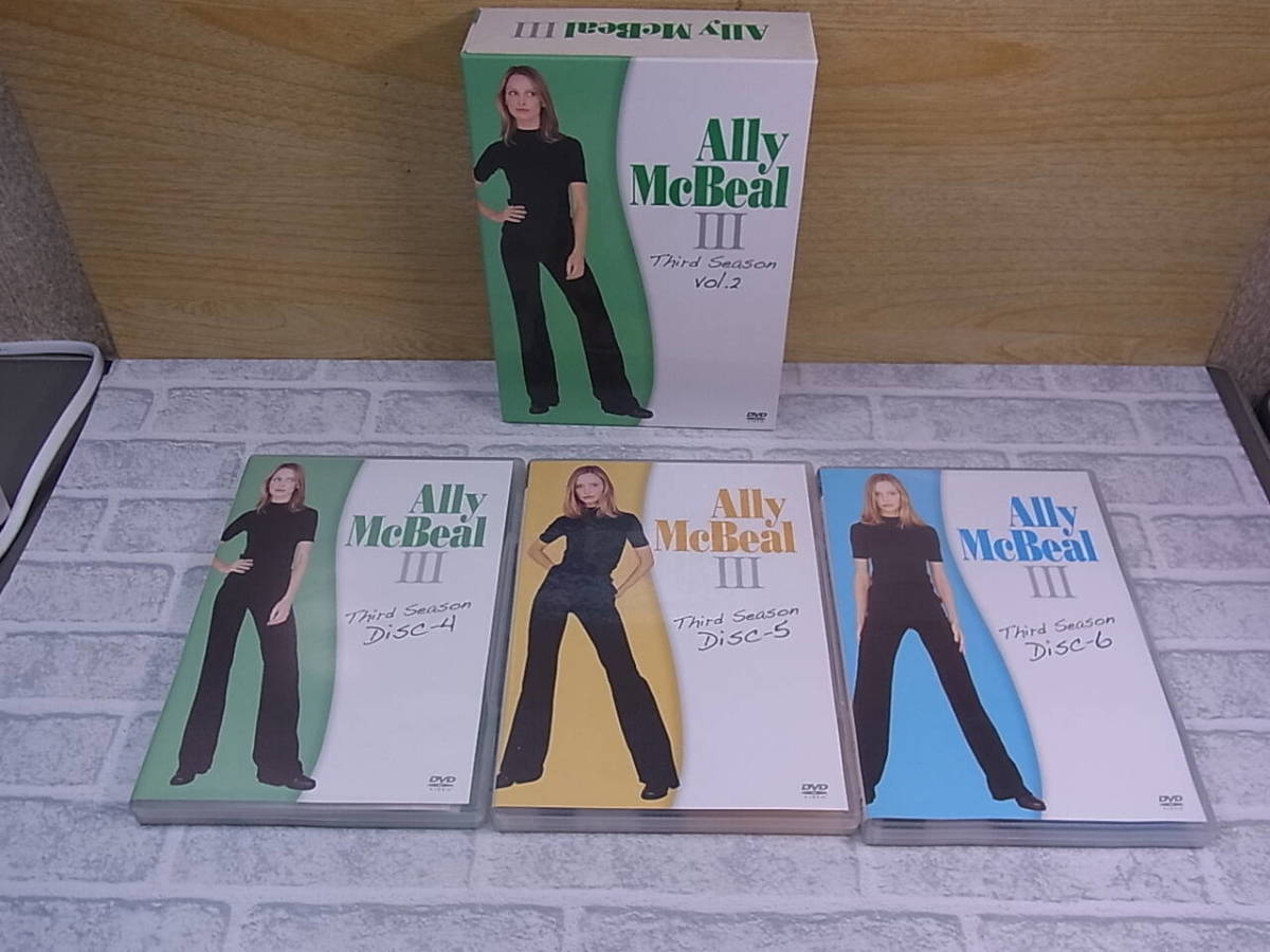 ◎J/314●海外ドラマDVD☆アリー my Love☆3rdシーズン vol.2 (Disc4～6)☆Ally McBeal☆中古品_画像1