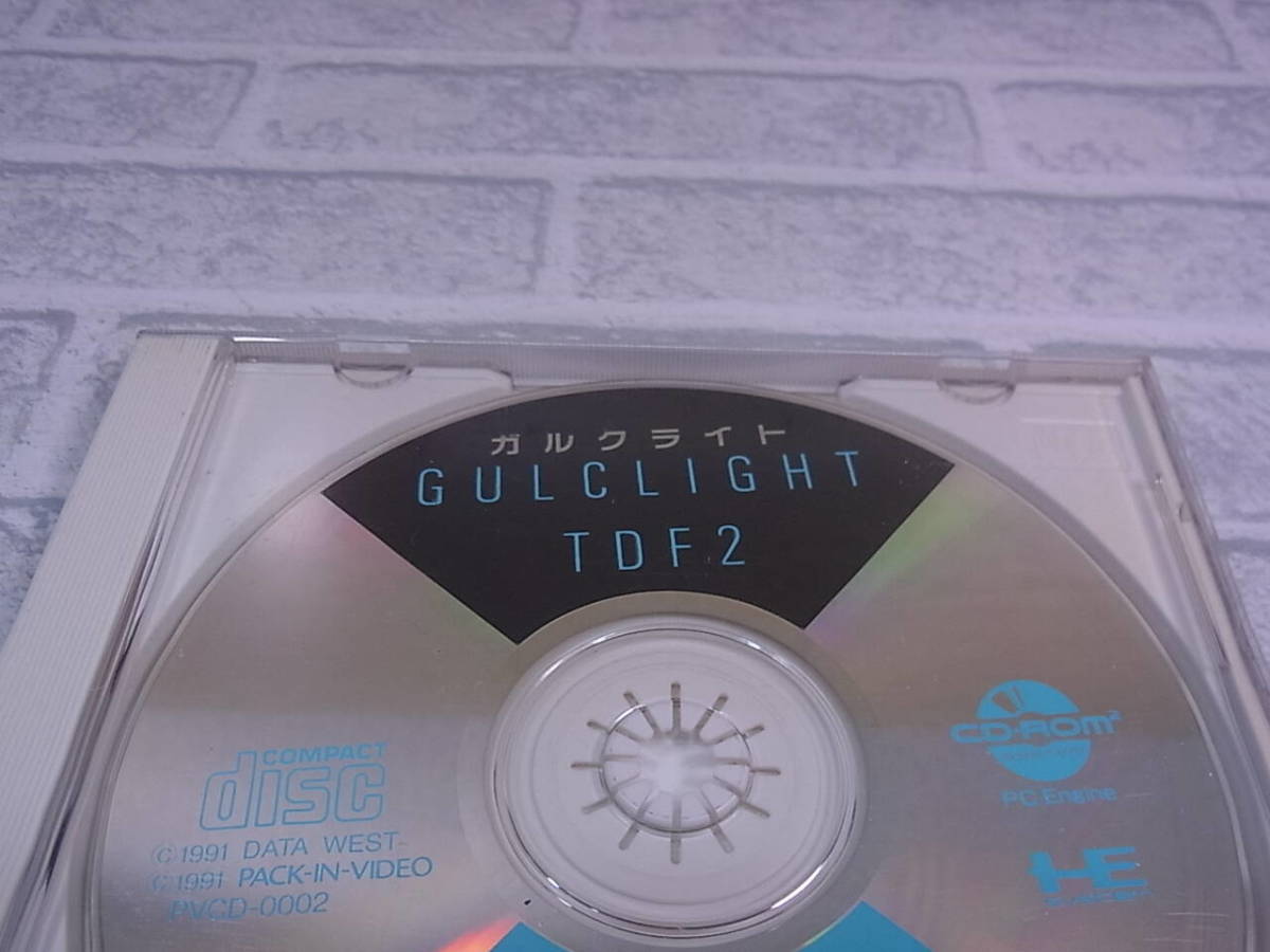 △E/030●パック・イン・ビデオ PACK-IN-VIDEO☆ガルクライト TDF2 GULCKIGHT☆PCエンジン(PCE)用CD-ROM2☆中古品_画像2