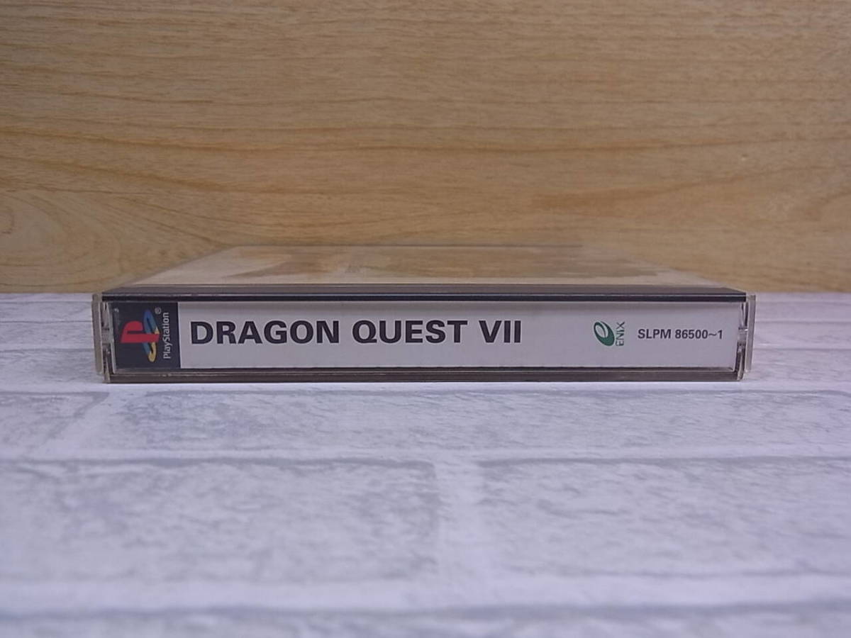 △E/082●エニックス ENIX☆ドラゴンクエストVII エデンの戦士たち☆DRAGON QUEST VII☆プレステ(PS)用ソフト☆中古品_画像3