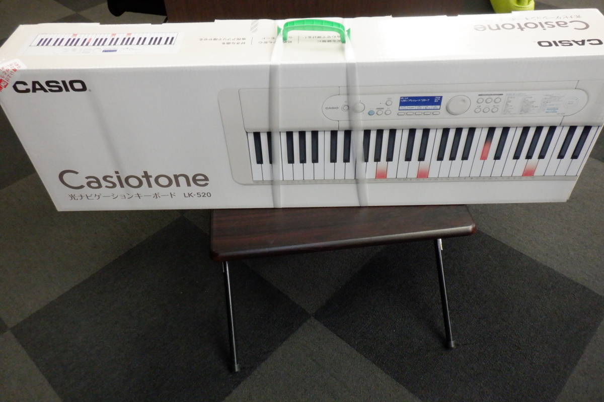 新品未開封】 Casio 光ナビゲーションキーボードLK-520 楽器/器材 鍵盤