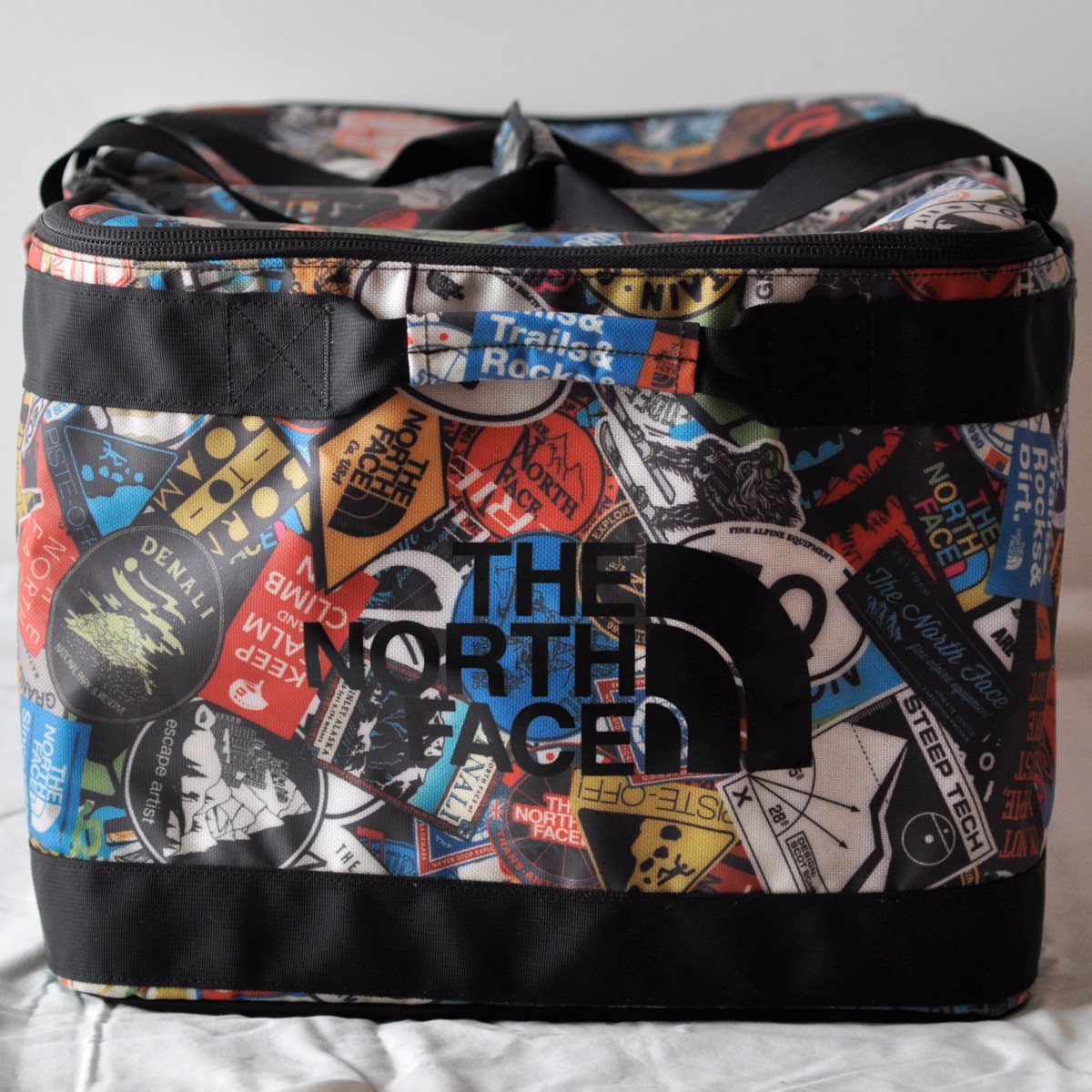 超希少 THE NORTH FACE BC GEAR CONTAINER NM81469 ST ステッカープリント /ノースフェイス BCギアコンテナ キャンプ 大型ボストンバッグ_画像3