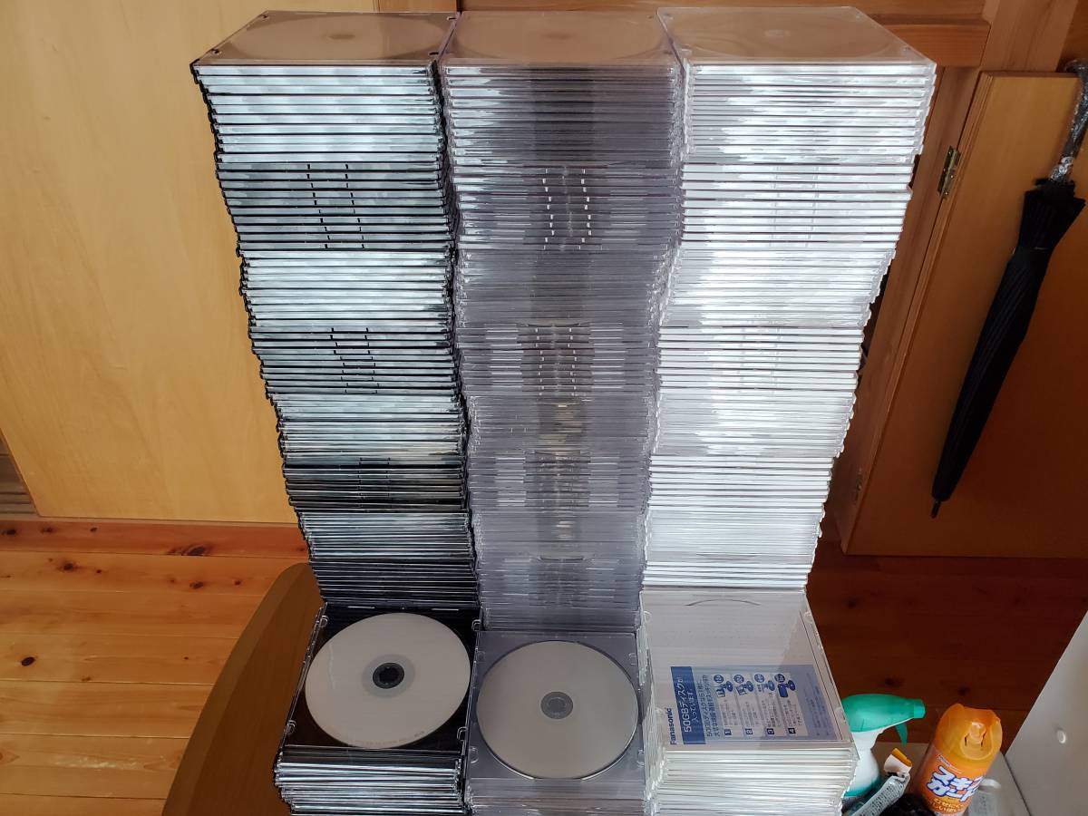 DVD-RW350枚 ケース付き 1枚につき120分まで繰り返し録画可能
