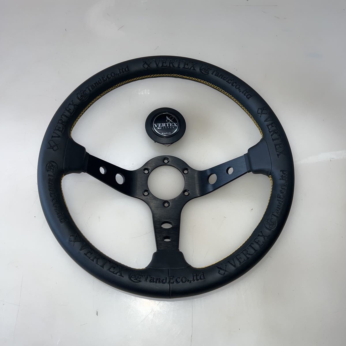 ★ ベルテックス VERTEX タイプステアリング ディープコーン 30ソアラ シルビア スカイライン チェイサー JDM ★ 極小レア物