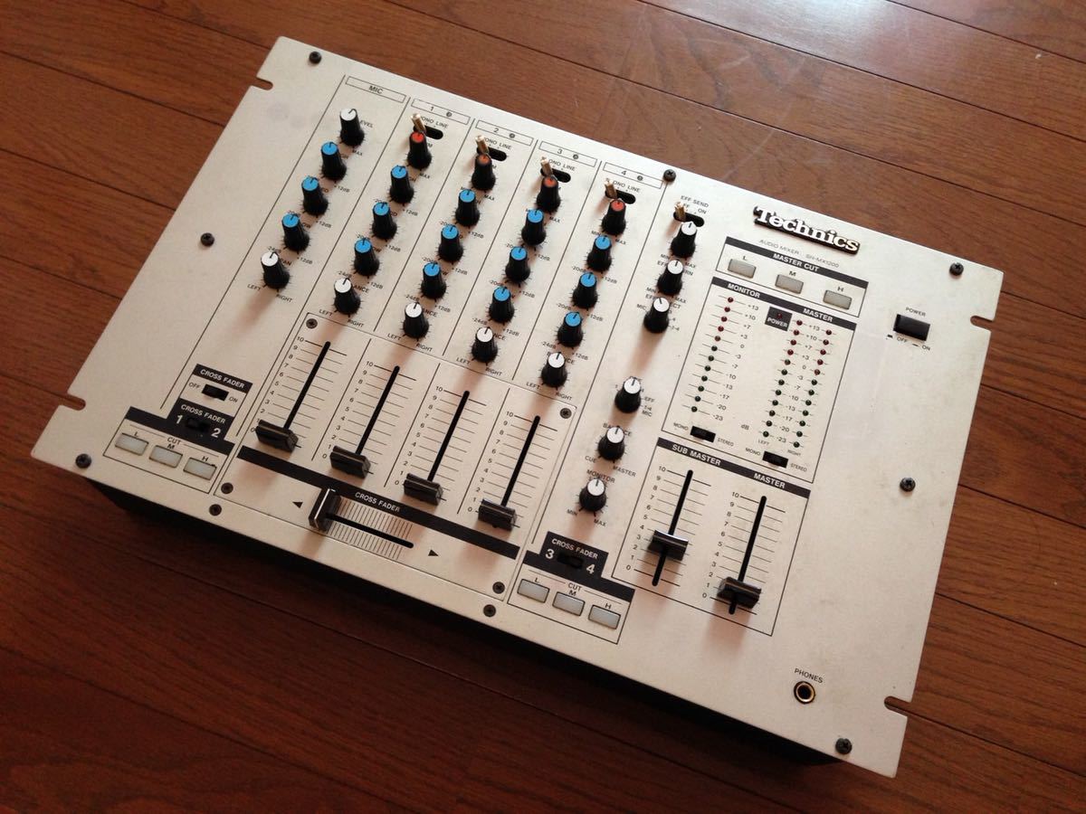 テクニクス Technics SH－MX1200 1990年代日本製ビンテージミキサー中古可動品 _画像1