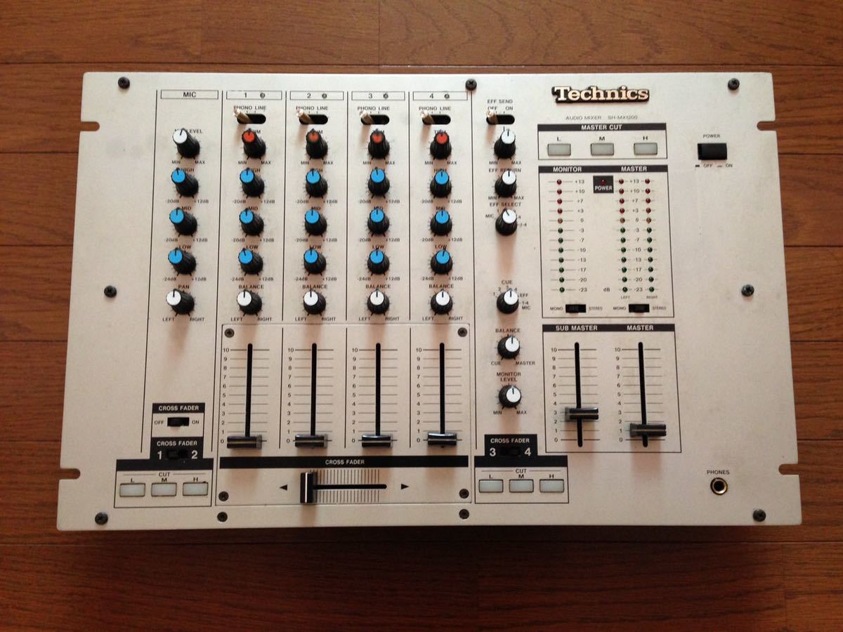 テクニクス Technics SH－MX1200 1990年代日本製ビンテージミキサー中古可動品 _画像4