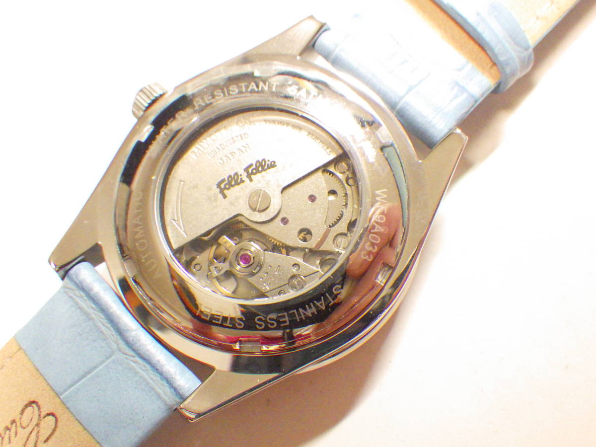 Folli Follieフォリフォリ 自動巻き ミヨタムーブメント 腕時計 WF9A033SSL-LB #349_画像2