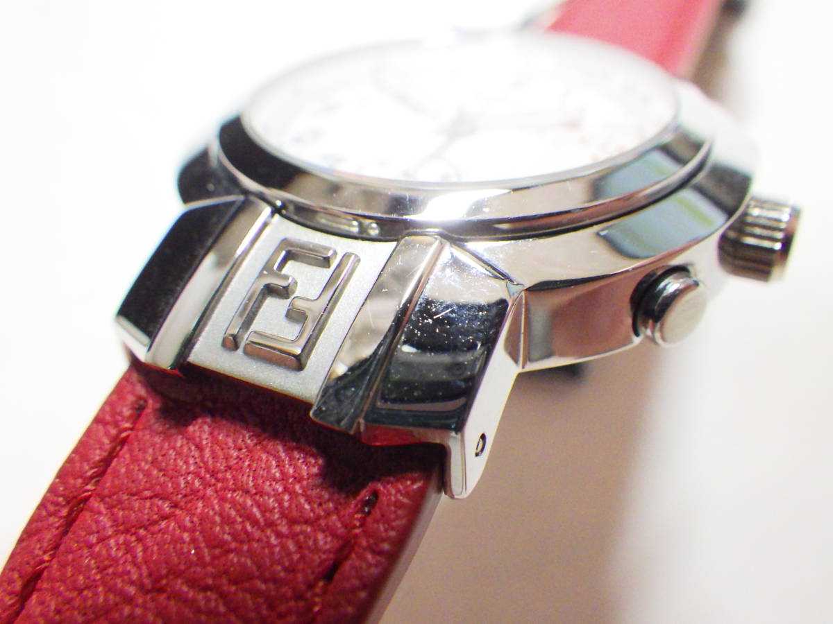 FENDIフェンディ クロノグラフ スイス製 レディース腕時計 F112100102 #399_画像8