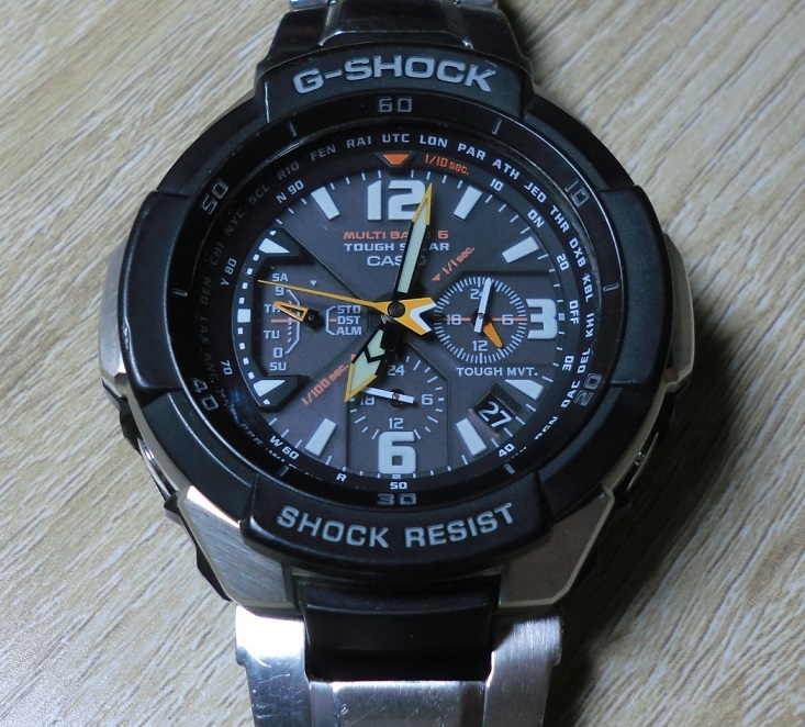 カシオ Gショック GW-3000D-1AJF 電波ソーラー メタルバンド