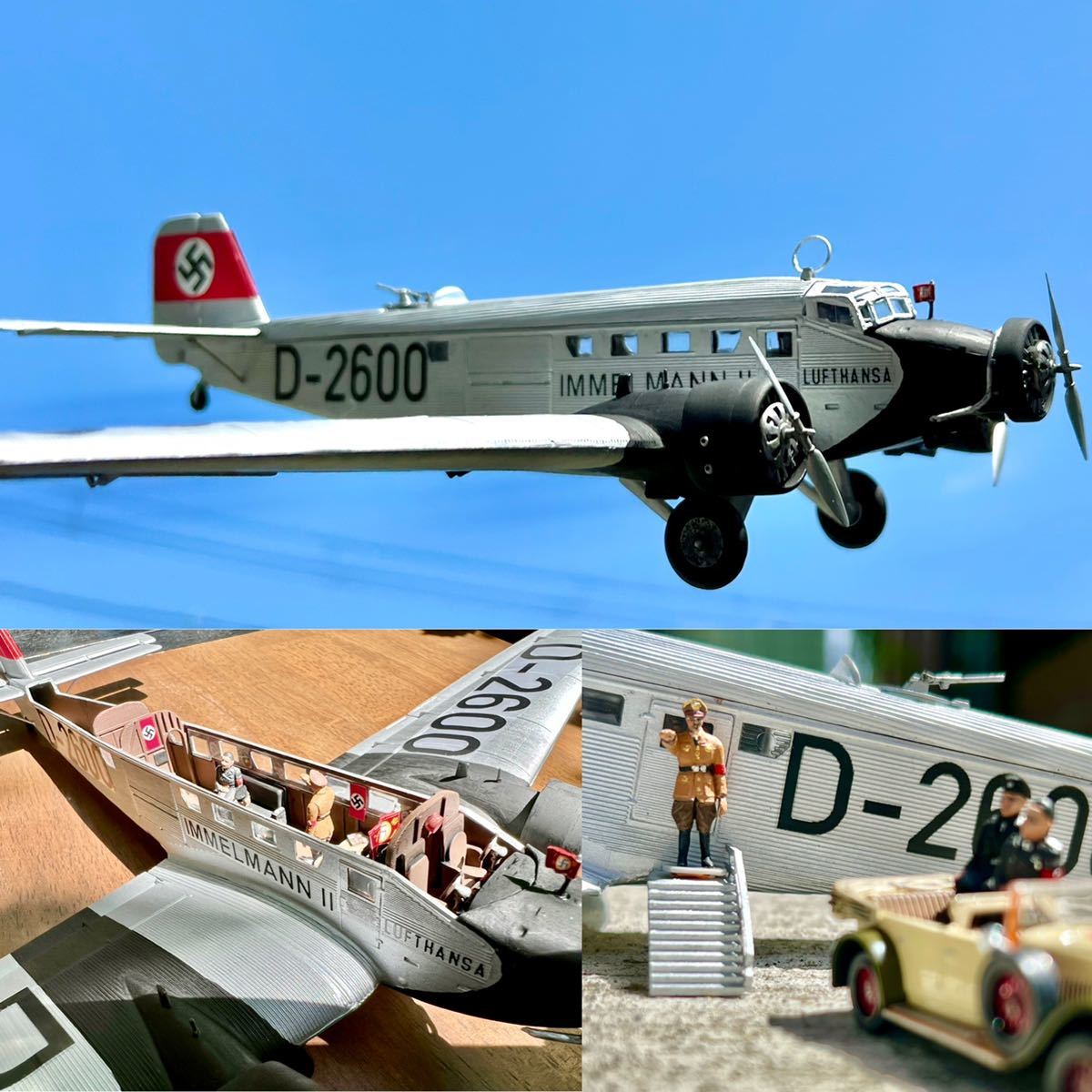 総統 専用機 ユンカース Ju52 D-2600 インメルマンII ヒトラー 総統 専用機 ユンカース Ju52 D-2600 インメルマンII ヒトラー
