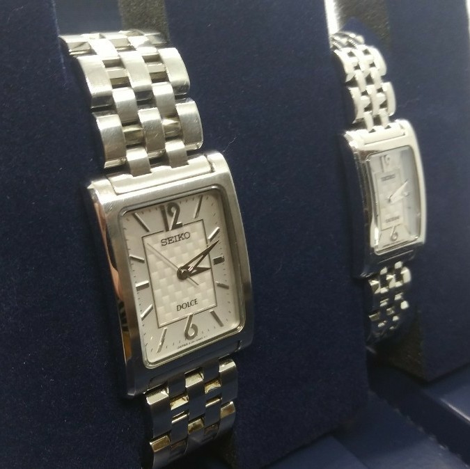 美品】セイコー ペア腕時計 ドルチェ&エクセリーヌ ペアウォッチ