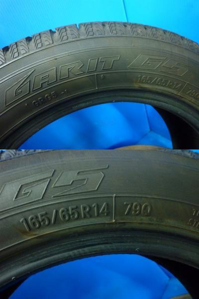 送料無料 中古 スタッドレス トーヨータイヤ ガリット G5 165/65R14 79Q 1本 2019年製 補修用 修理用 パンク用 タンク ルーミー_画像2