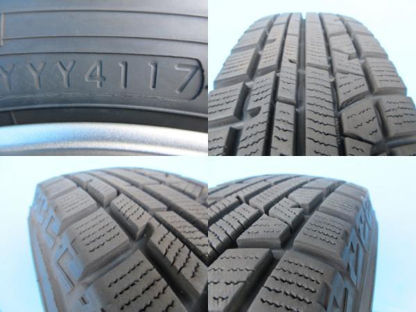 軽四　インチダウン　中古　スタッドレスセット　4本　ヨコハマ　アイスガード　IG50プラス　145/80R13　2017年製　中古品　タント　N-BOX_画像6