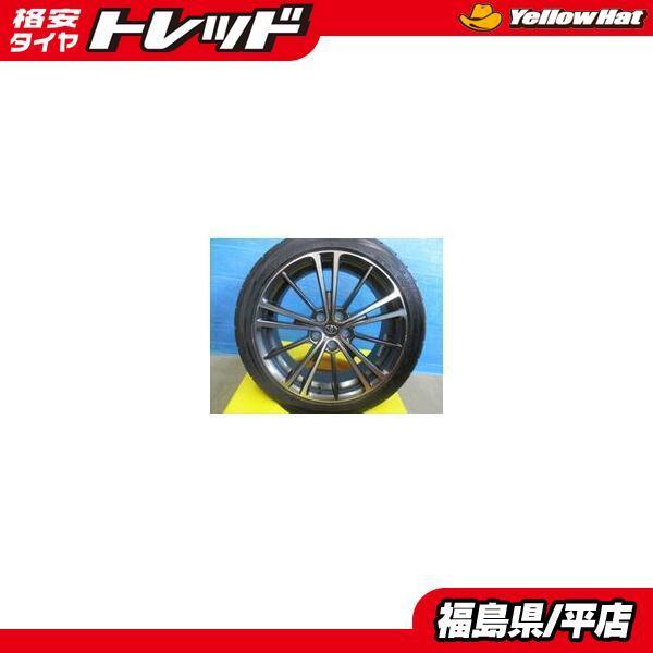 ●86純正ホイール（60ティーパーナットM12X1.25） 17インチ ダンロップディレッツァ ファルケンジークス 215/45R17 各2本付の中古4本セット_画像1