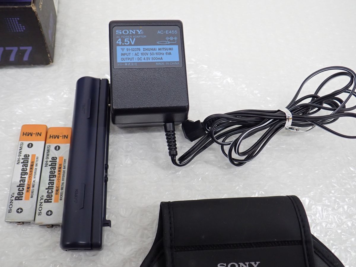 SONY ソニー D-777 ポータブル CDプレーヤー ACアダプタ付き 一部動作