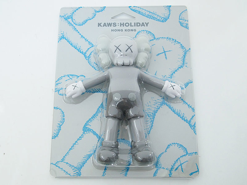 KAWS HOLIDAY HONG KONG フィギュア COMPANION BATH TOY グレー カラー