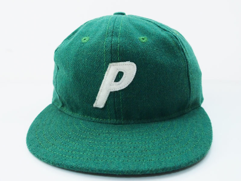 希少 PALACE Skateboards Ebbets Field Flannel Cap キャップ グリーン