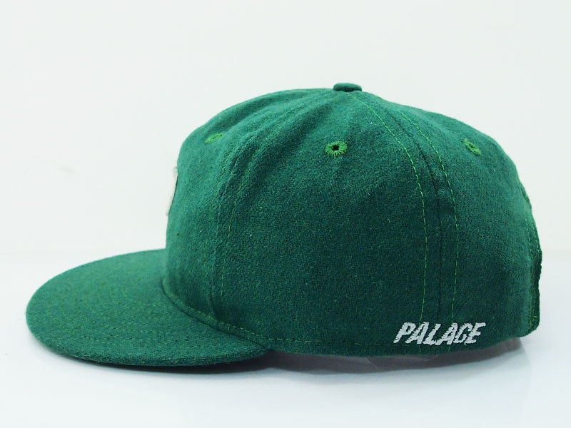 希少 PALACE Skateboards Ebbets Field Flannel Cap キャップ グリーン