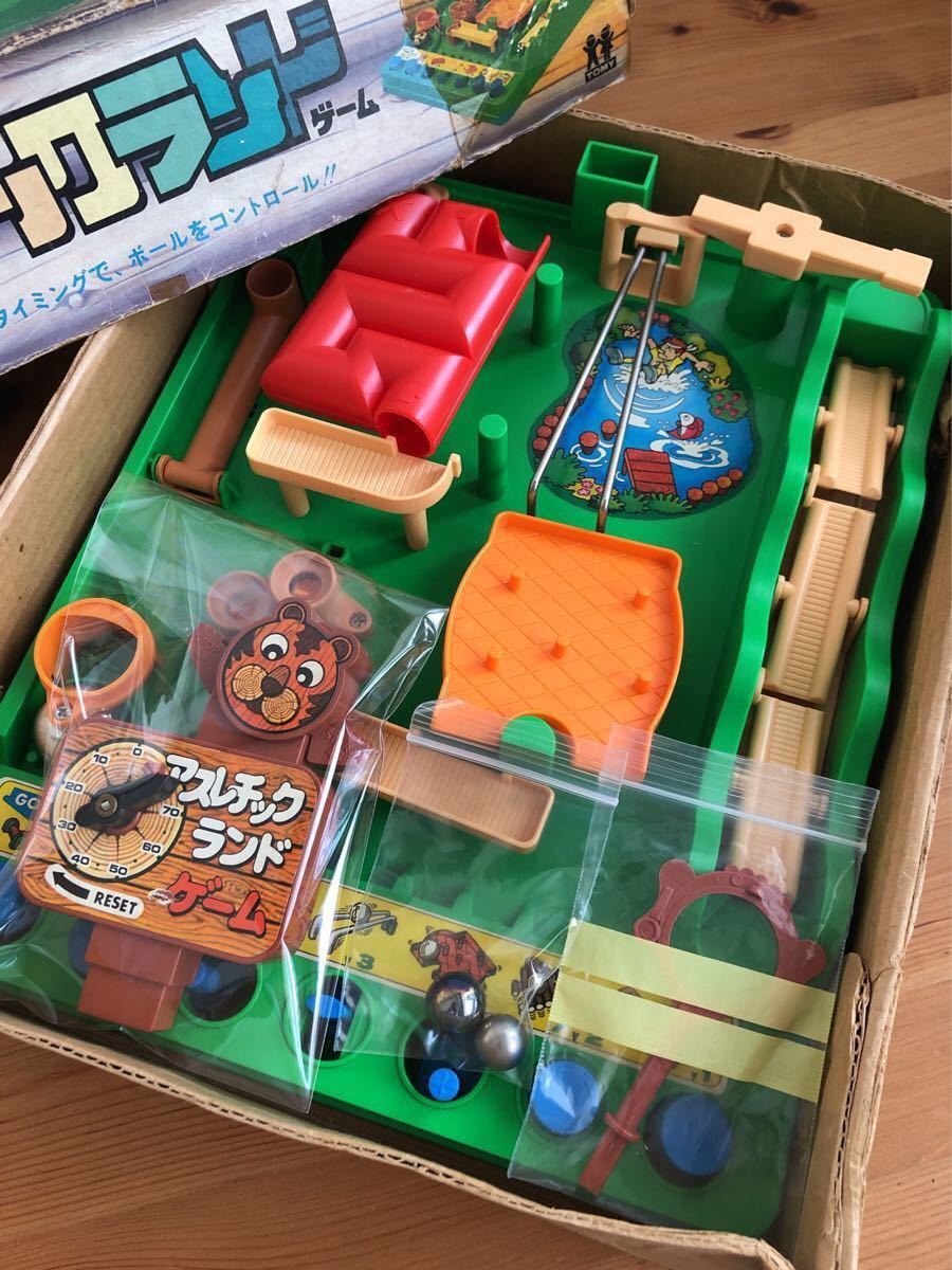 トミー アスレチックランドゲーム 希少初代 動作確認済み 箱あり トミー アスレチックランドゲーム 希少初代 動作確認済み 箱あり
