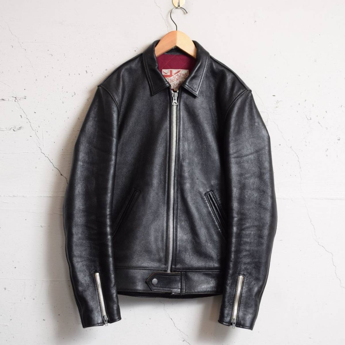 43%割引激安先着 アディクトクローズ ADDICT CLOTHES AD-01 CENTER オリジナル販促 ADDICT CLOTHES AD-01 (シープ) 36 レザージャケット