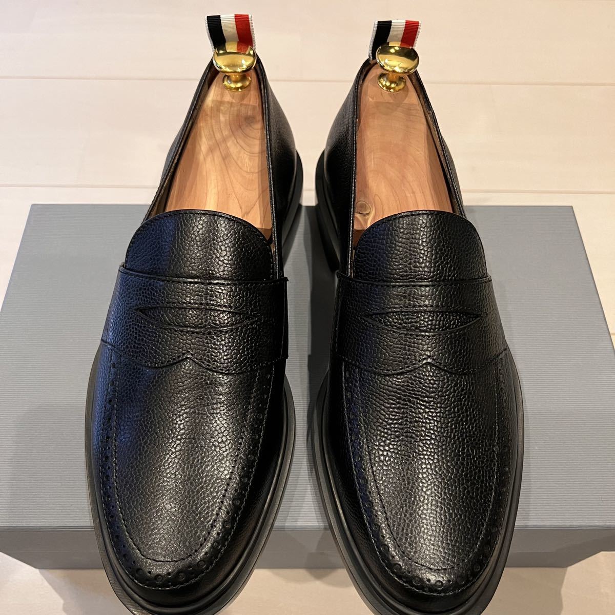 新品 THOM BROWN トムブラウン ペニーローファー US8.5 26.5cm