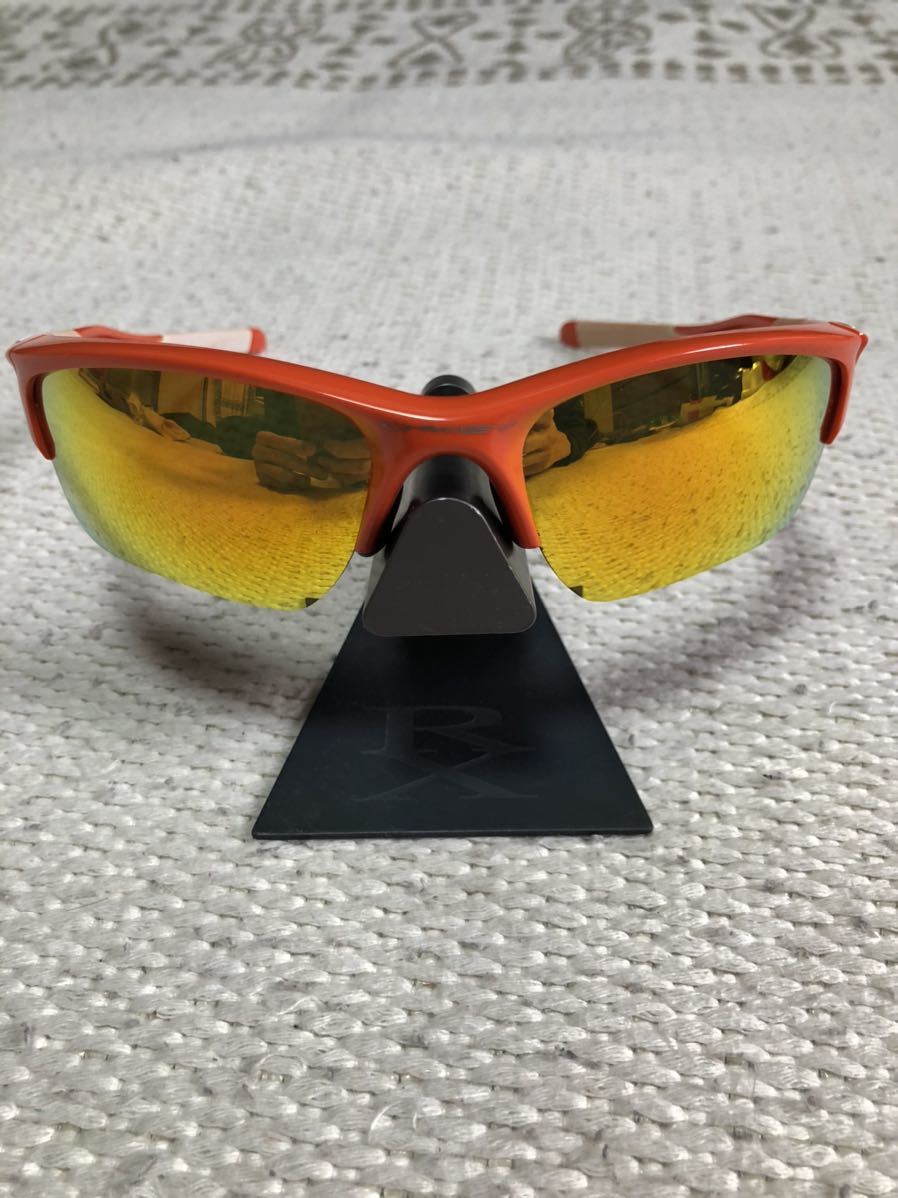 OAKLEY オークリー サングラス ハーフジャケット2.0 オレンジ/Fire Iridium_画像2