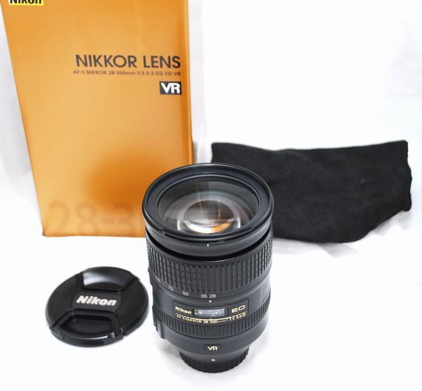 美品】Nikon ニコン AF-S NIKKOR 28-300mm f/3.5-5.6 G ED VR www