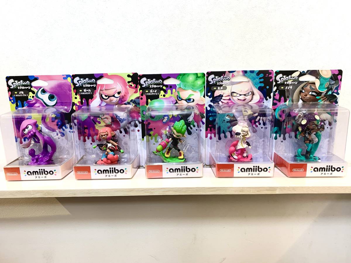 amiibo アミーボ スプラトゥーン 10体 （イイダ ヒメ 新品未開封） 送料無料