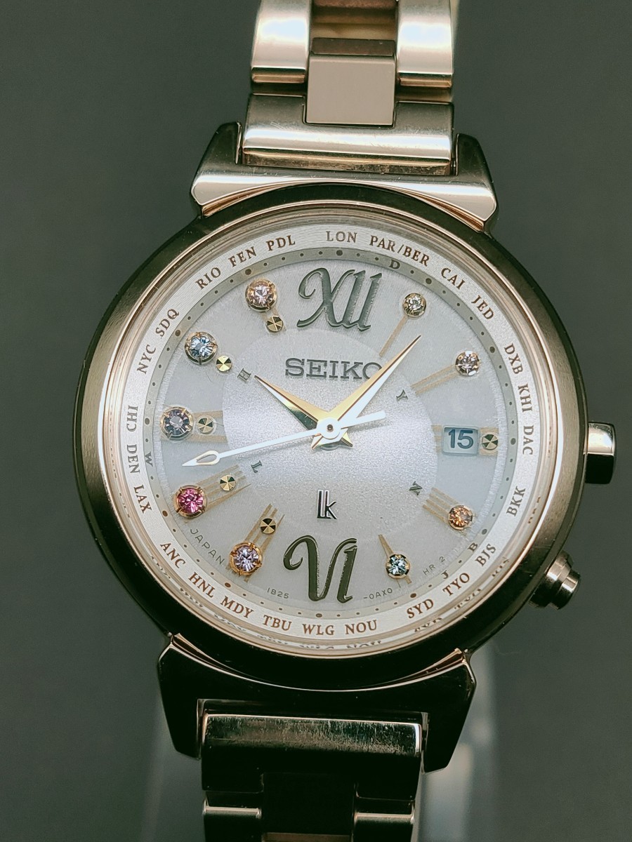 最安価格挑戦 セイコールキア 美品 限定3000本 電波ソーラー 腕時計(アナログ)