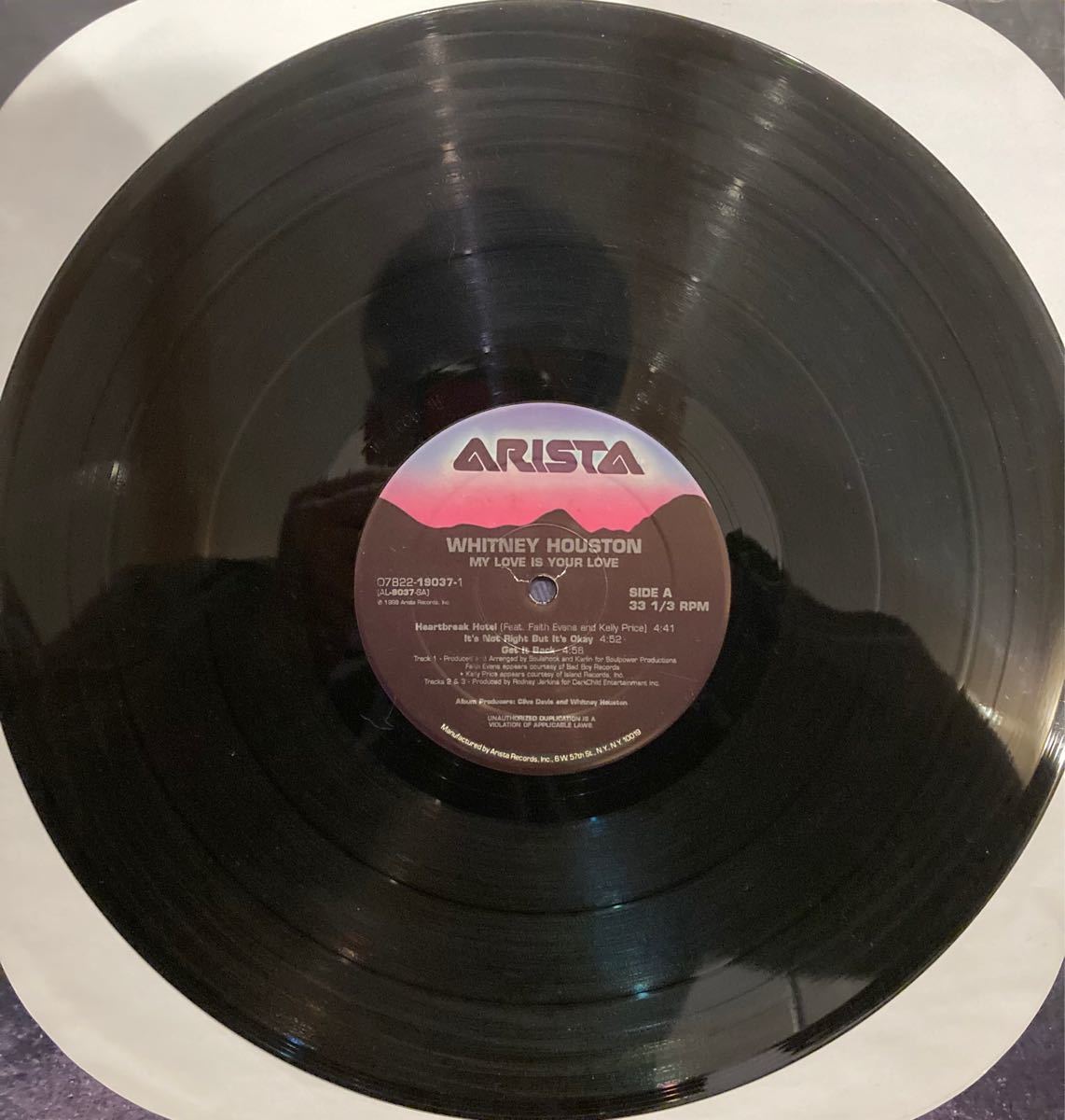 【即納!最大半額!】レコード一部予約販売】 USオリジナル レア ホイットニー・ヒューストン LP