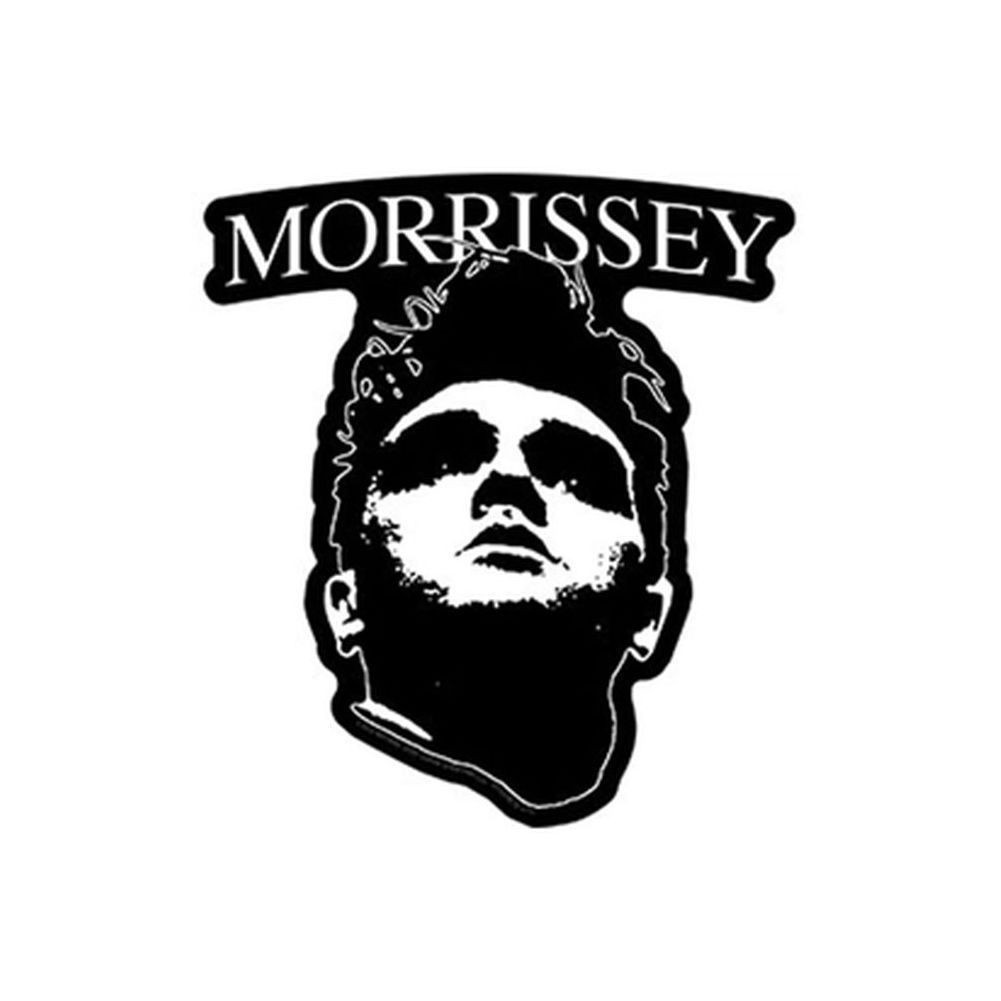Morrissey sticker molisi-B&W