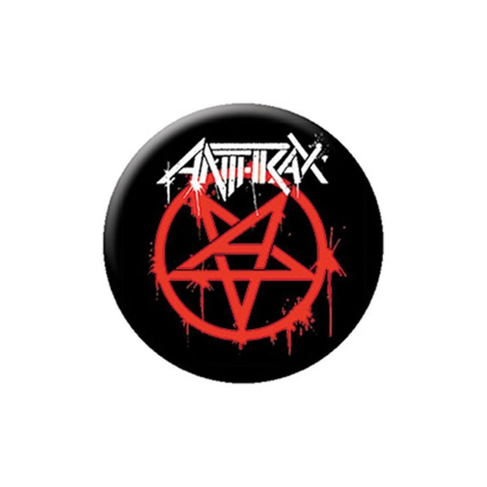 Anthrax 缶バッジ アンスラックス Masters Logo_画像1